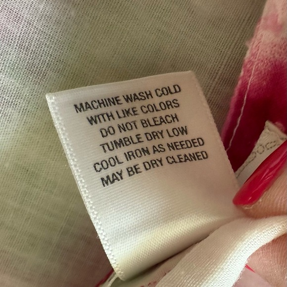 Dressbarn Pink Pleated Knee-Length Skirt Size 4 Pleated & Flare eyelet trim hem - Picture 6 of 8